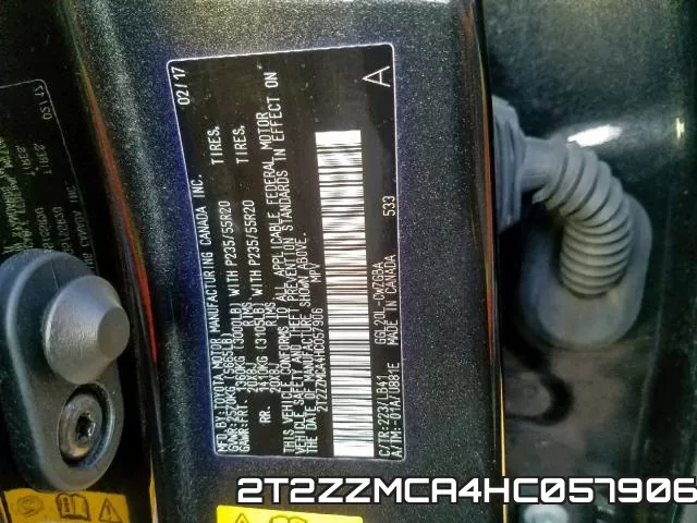 2T2ZZMCA4HC057906 фото 2