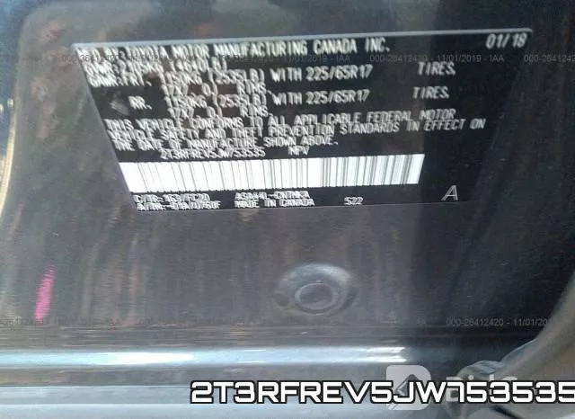 2T3RFREV5JW753535 фото 8