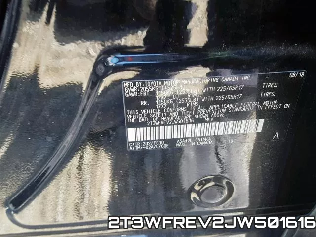 2T3WFREV2JW501616 фото 2