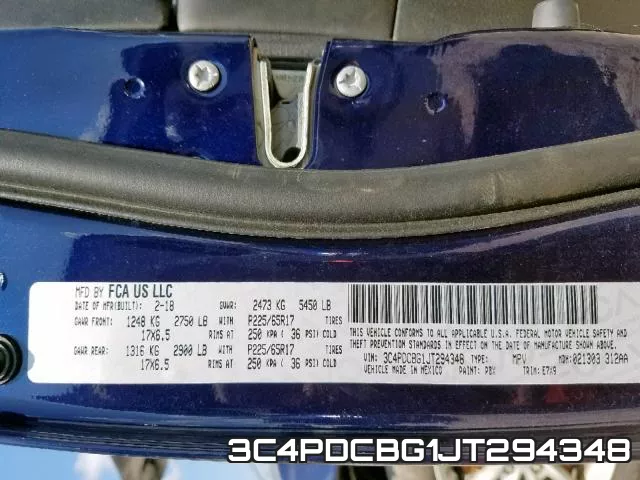 3C4PDCBG1JT294348 фото 2