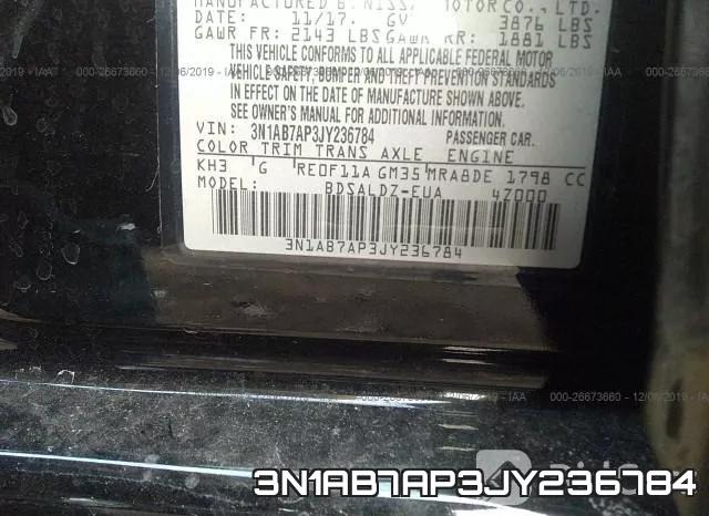 3N1AB7AP3JY236784 фото 9