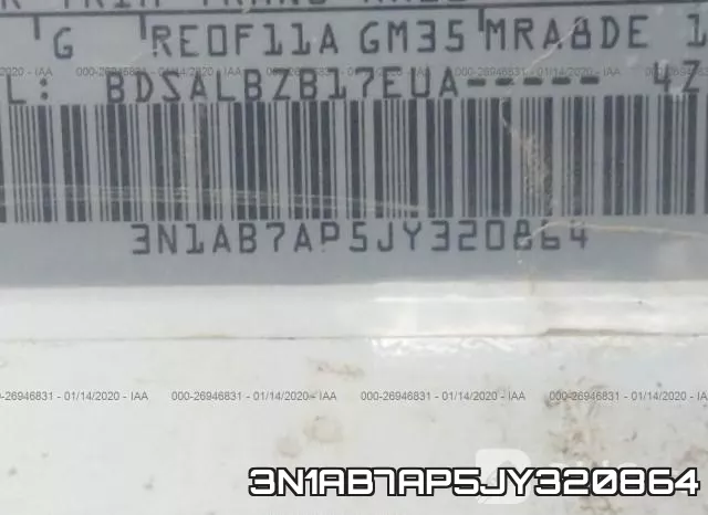 3N1AB7AP5JY320864 фото 6