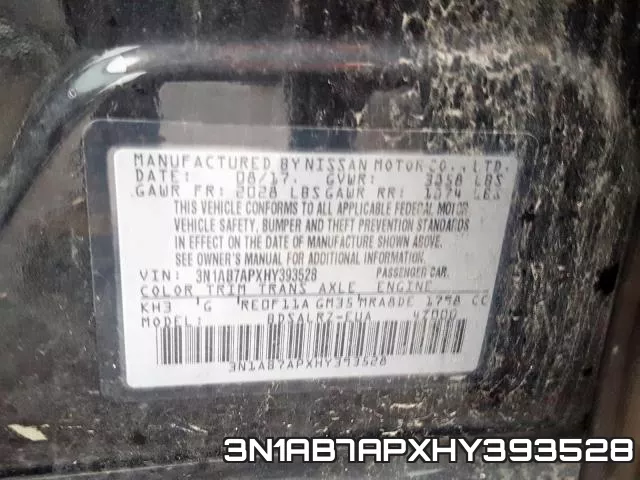 3N1AB7APXHY393528 фото 2