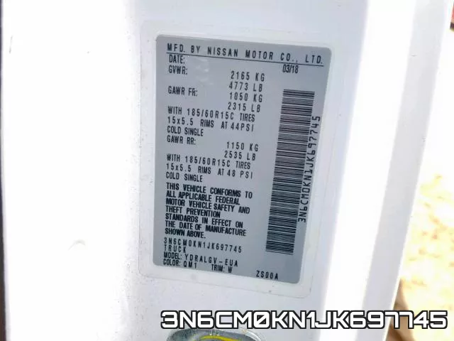 3N6CM0KN1JK697745 фото 2