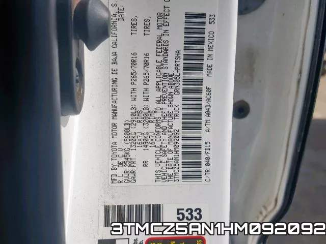 3TMCZ5AN1HM092092 фото 2