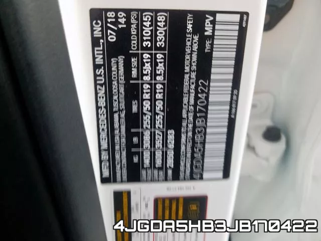 4JGDA5HB3JB170422 фото 2