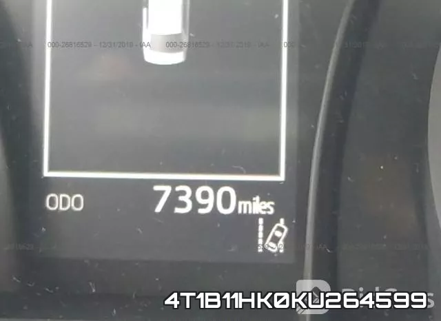 4T1B11HK0KU264599 фото 8