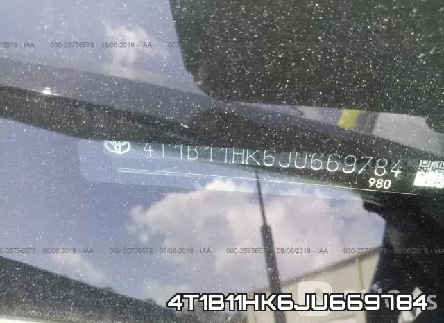 4T1B11HK6JU669784 фото 10