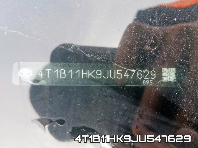 4T1B11HK9JU547629 фото 2