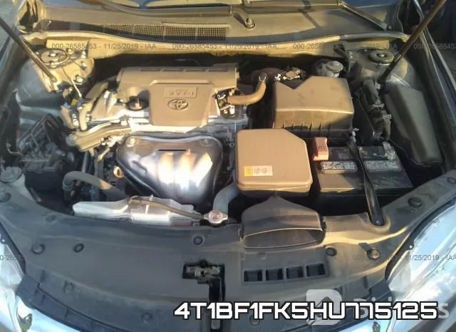 4T1BF1FK5HU775125 фото 2