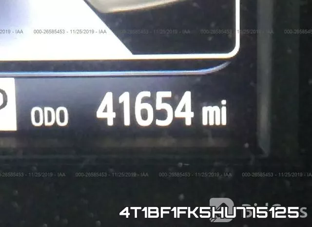 4T1BF1FK5HU775125 фото 6