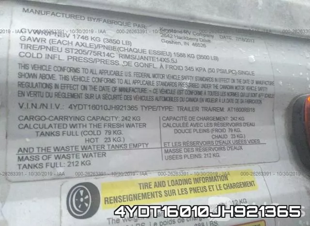 4YDT16010JH921365 фото 9