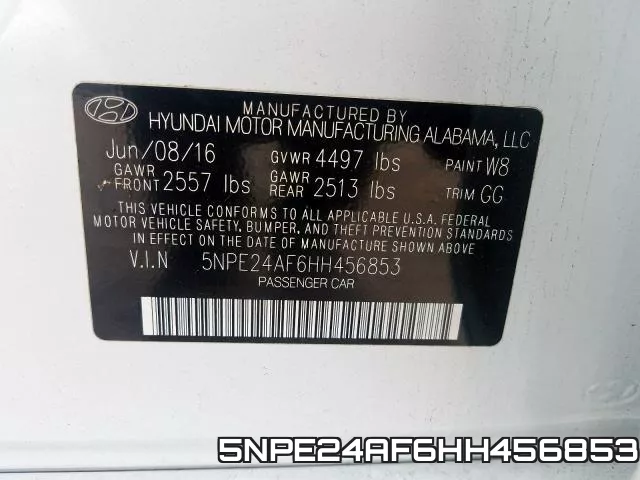 5NPE24AF6HH456853 фото 2