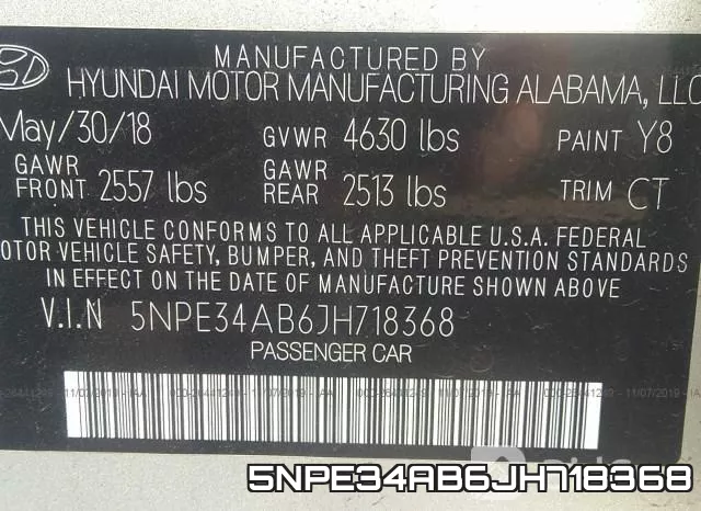 5NPE34AB6JH718368 фото 8
