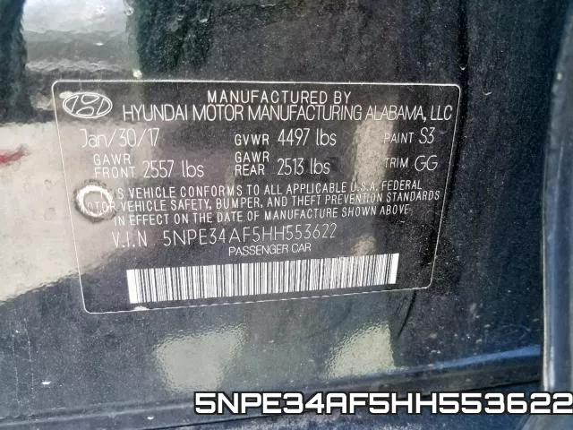 5NPE34AF5HH553622 фото 2