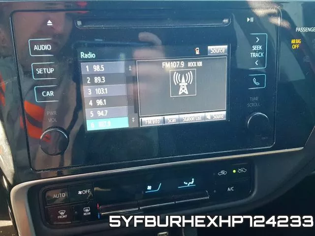5YFBURHEXHP724233 фото 6