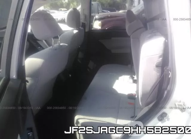 JF2SJAGC9HH582500 фото 8