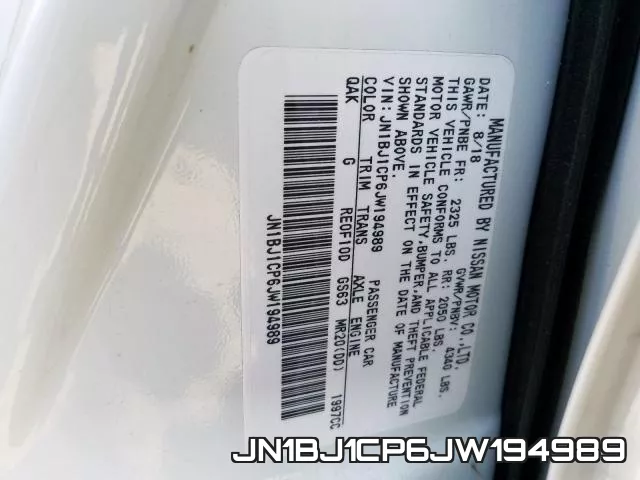 JN1BJ1CP6JW194989 фото 2