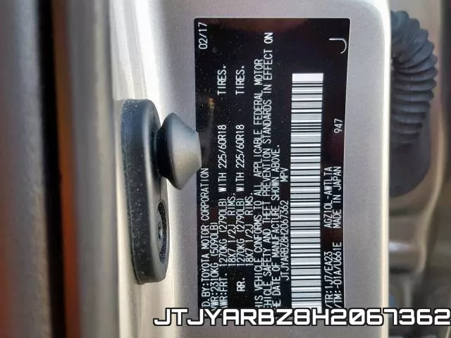 JTJYARBZ8H2067362 фото 2
