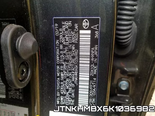 JTNKHMBX6K1036982 фото 2