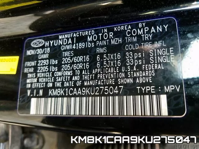 KM8K1CAA9KU275047 фото 2