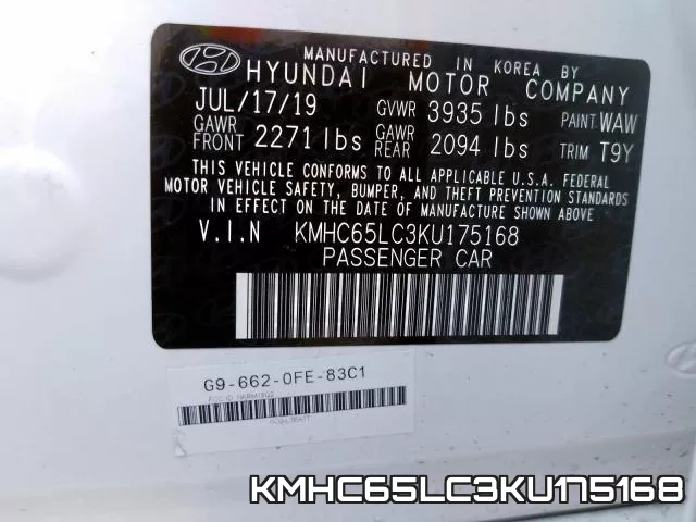 KMHC65LC3KU175168 фото 2