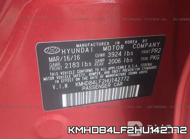 KMHD84LF2HU142772 фото 6