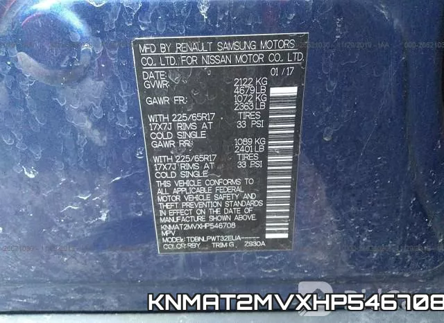 KNMAT2MVXHP546708 фото 5