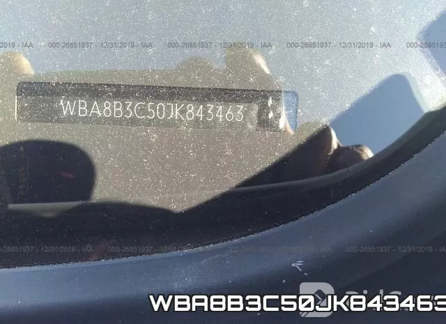 WBA8B3C50JK843463 фото 8