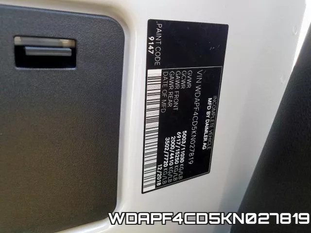 WDAPF4CD5KN027819 фото 2