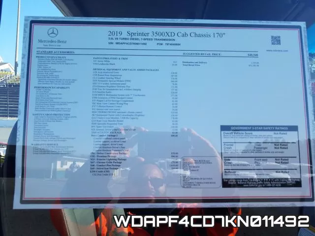 WDAPF4CD7KN011492 фото 9