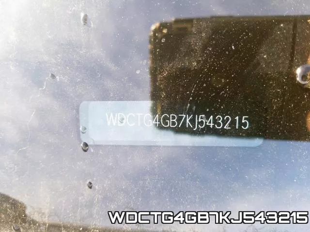 WDCTG4GB7KJ543215 фото 2