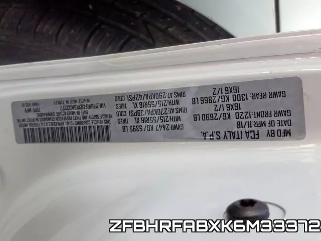 ZFBHRFABXK6M33372 фото 2