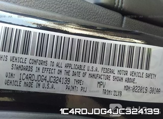 1C4RDJDG4JC324139 фото 8