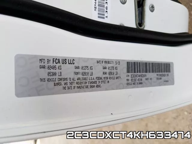 2C3CDXCT4KH633474 фото 2