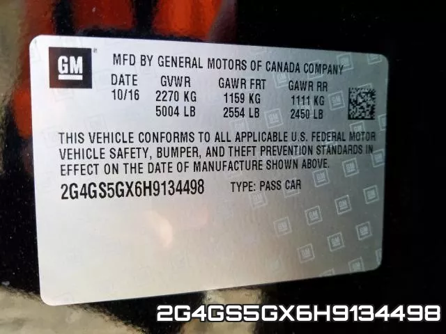 2G4GS5GX6H9134498 фото 2
