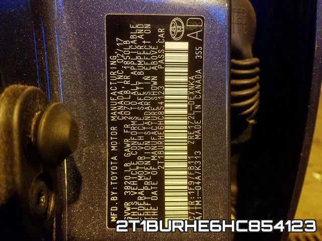 2T1BURHE6HC854123 фото 2