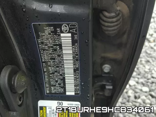 2T1BURHE9HC834061 фото 2