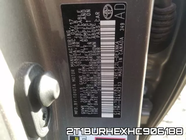 2T1BURHEXHC906188 фото 2
