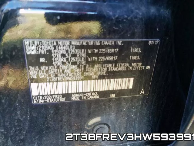 2T3BFREV3HW593991 фото 2