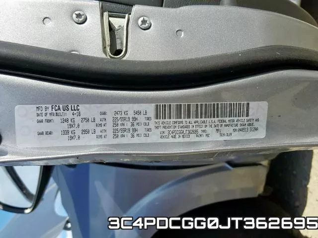 3C4PDCGG0JT362695 фото 2