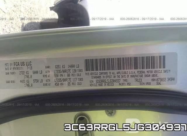 3C63RRGL5JG304937 фото 9