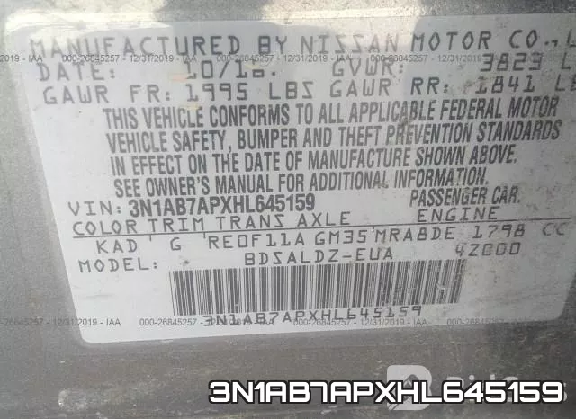 3N1AB7APXHL645159 фото 8
