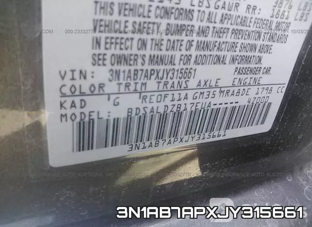 3N1AB7APXJY315661 фото 9