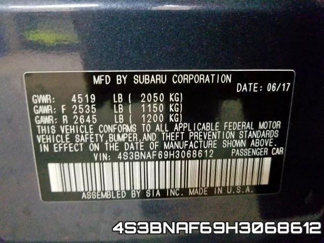 4S3BNAF69H3068612 фото 2