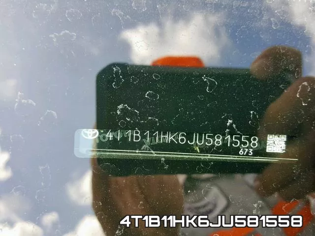 4T1B11HK6JU581558 фото 2