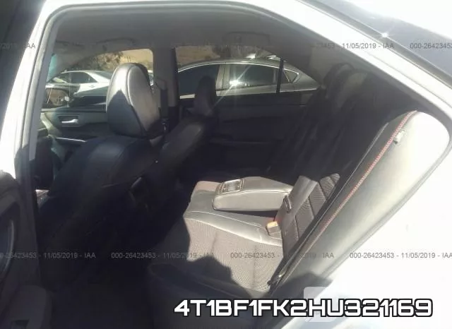 4T1BF1FK2HU321169 фото 5