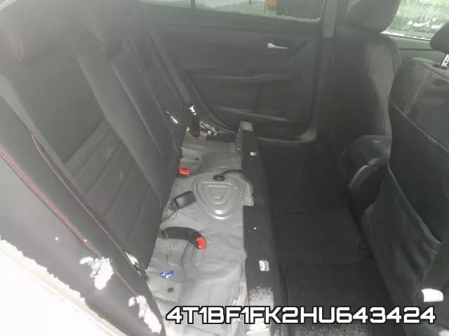4T1BF1FK2HU643424 фото 6