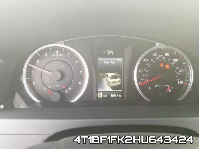 4T1BF1FK2HU643424 фото 8
