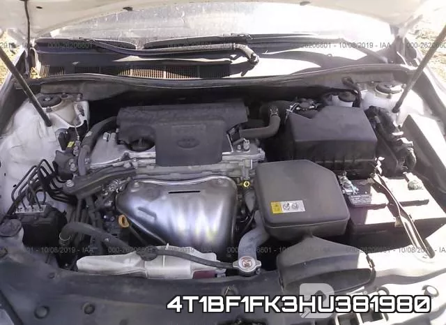 4T1BF1FK3HU381980 фото 2